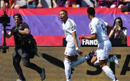 مبابي يكسر رقم أسطورة ريال مدريد ويتصدر قائمة هدافي الليغا