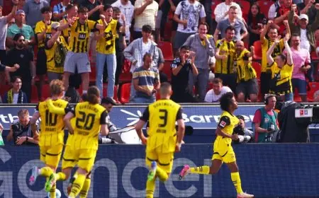 دورتموند يحقق انتصاراً على ليفركوزن ويعكر صفو وداع تشابي ألونسو