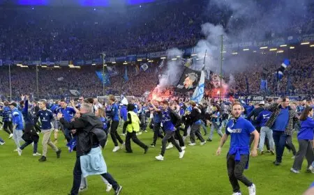 إصابة 44 شخصاً خلال احتفالات هامبورغ بالعودة إلى البوندسليغا