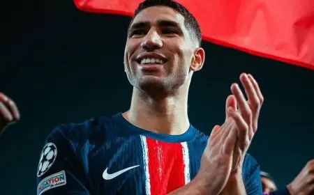 أشرف حكيمي يتوج بلقب أفضل لاعب إفريقي في الدوري الفرنسي للمرة الرابعة