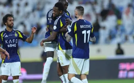 النصر يسحق الأخدود بتسعة أهداف وماني يتألق بـ”سوبر هاتريك”