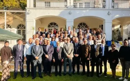 السفير المصري في بريتوريا يستقبل بعثة التصديري للصناعات لفتح آفاق جديدة للتعاون التجاري