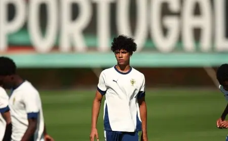 كريستيانو جونيور يرتدي الرقم 7 مع منتخب البرتغال ويعجز عن تسجيل أهداف