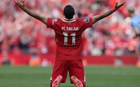 صلاح أمام فرصتين لمعادلة رقم قياسي لهنري ودي بروين