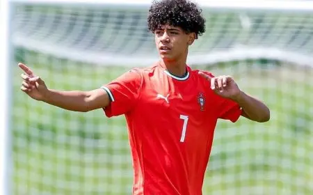 16 نادياً أوروبياً يتواجدون لمتابعة كريستيانو جونيور مع المنتخب البرتغالي