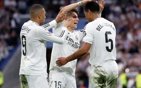 مبابي ومودريتش يتألقان في التشكيلة الأساسية لريال مدريد ضد مايوركا