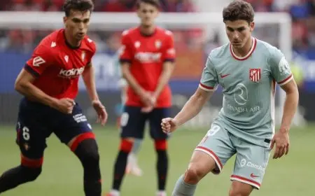 أتلتيكو مدريد يتعثر أمام أوساسونا ويواجه خطر فقدان المركز الثالث في الليغا