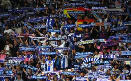 بعض جماهير إسبانيول ينسحبون من الملعب احتجاجاً على حادث الدهس الجماعي