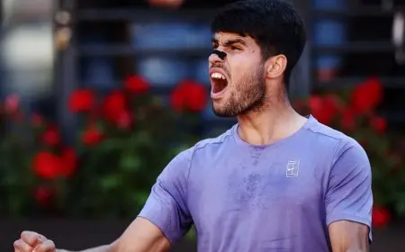 ألكاراز يبلغ نهائي بطولة إيطاليا المفتوحة للتنس للمرة الأولى