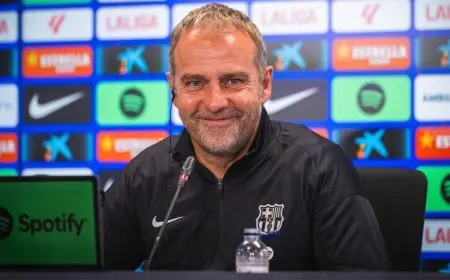 فليك يشير إلى احتمالية استخدام تشكيل من لاعبي لا ماسيا في مواجهة فياريال