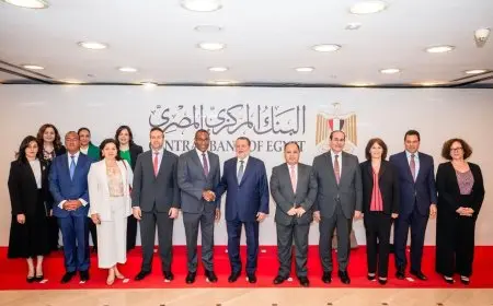 مفاجأة كبيرة! مدير البنك المركزي يلتقي بنائب المدير العام لصندوق النقد الدولي