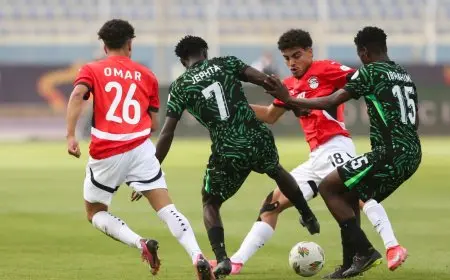 منتخب الشباب يفشل في الفوز بالبرونزية أمام نيجيريا! هذا ما حدث في المباراة المثيرة!