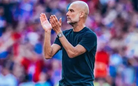 رسالة جوارديولا إلى لاعبي مانشستر سيتي قبل المباراتين الأخيرتين في الموسم