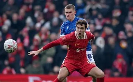 كييزا ينضم إلى التشكيلة الأساسية لليفربول في مواجهة برايتون