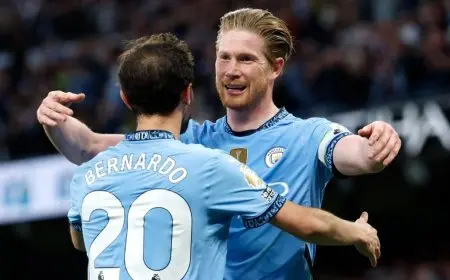 وداعًا دي بروين.. التشكيلة المرجحة لمانشستر سيتي في مواجهة بورنموث