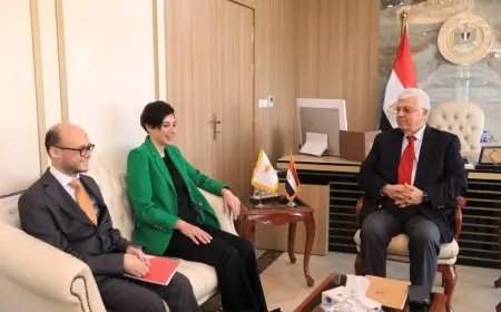 وزير التعليم العالي يبحث عن فرص جديدة للتعاون مع سفيرة قبرص!