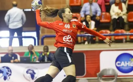 نساء الأهلي يستعدن لمواجهة فاب الكاميروني في قمة ربع نهائي كأس الكؤوس!