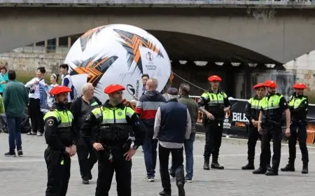 3000 شرطي لتأمين مباراة نهائي الدوري الأوروبي بين توتنهام ومانشستر يونايتد