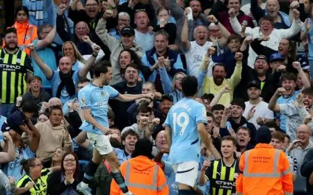 مانشستر سيتي يسحق بورنموث بثنائية في الشوط الأول ويثبت تفوقه في الدوري الإنجليزي