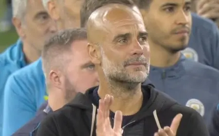 دموع جوارديولا وكلمات محرز في وداع سيتي لتوديع “الملك دي بروين”