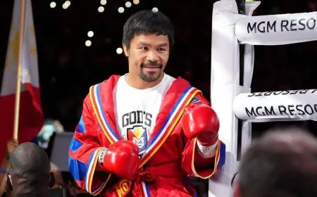 ماني باكياو، الملاكم الفلبيني، يعود من الاعتزال لمواجهة باريوس