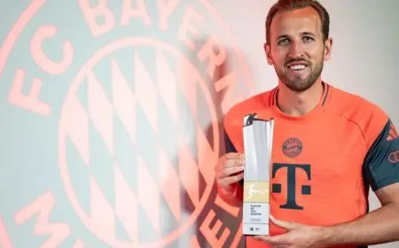 هاري كين يحصل على جائزة أفضل لاعب في البوندسليغا