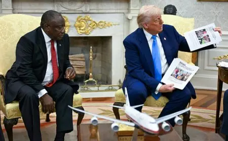 ترامب يفضح رئيس جنوب أفريقيا بسؤال محرج أمام الصحفيين! تعرف على التفاصيل الصادمة