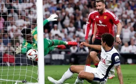 توتنهام يتفوق على يونايتد بهدف جونسون في نهائي دوري الأبطال الأوروبي