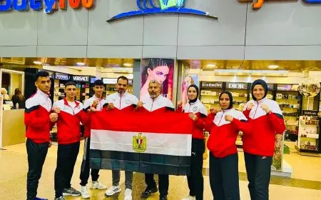 بالصور: منتخب مصر يتوجه إلى تركيا للمنافسة في بطولة العالم للمواي تاي!