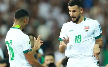 تشكيلة العراق لمبارياتي كوريا الجنوبية والأردن في تصفيات كأس العالم
