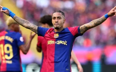 برشلونة يمدد عقد رافينيا حتى عام 2028