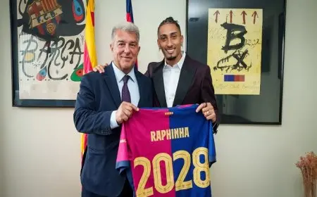 رسمياً: رافينيا يوقع عقد جديد مع برشلونة لسنوات عديدة!