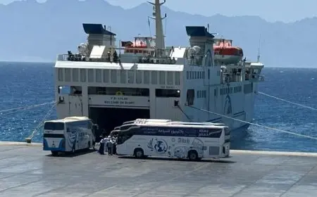 “صدمة: 47 حاجا يستعدون للمغادرة من ميناء نويبع إلى الأراضي المقدسة، اكتشف التفاصيل الآن!”