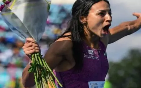 بسنت حميدة تتألق وتحقق المركز الثالث في سباق 400 متر ببولندا!