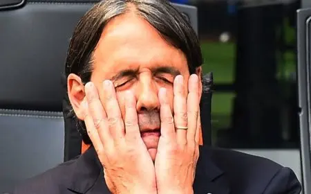 إنزاغي يتجنب الصحفيين عقب هزيمة إنتر ميلان في سباق الدوري الإيطالي