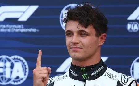 نوريس يتصدر المنطلقين في سباق موناكو بزمن قياسي