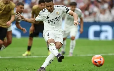 مبابي يفوّت ركلة جزاء ثم يحقق رقماً لم يُسجل منذ أيام الظاهرة رونالدو