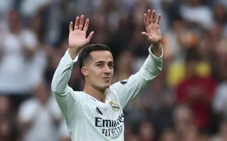 لوكاس فاسكيز يودع ريال مدريد بالدموع في “سانتياغو بيرنابيو”