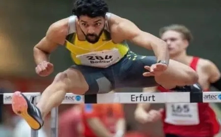 يوسف بدوي يحقق فضية مذهلة في سباق 110 متر حواجز بقبرص!