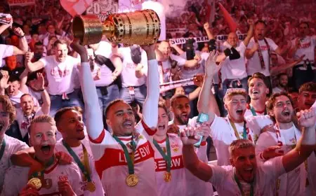 شتوتغارت يتغلب على فريق من الدرجة الثالثة ويتوج بلقب كأس ألمانيا
