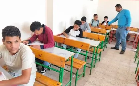 جدول امتحانات الشهادة الإعدادية 2025 الترم الثاني في محافظة دمياط