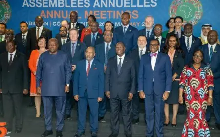 محافظ البنك المركزي يقود وفد مصر في الاجتماعات السنوية لبنك التنمية الإفريقي بمدينة أبيدجان