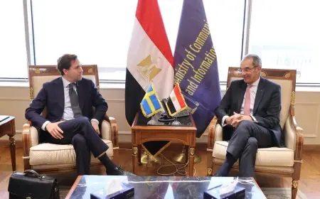 وزير الاتصالات يُعلن فرصاً واعدة للشركات السويدية للتوسع في السوق المصرية وتقديم خدمات مبتكرة