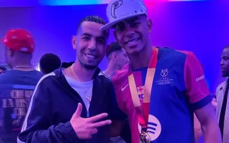 “رقم غامض يثير فضول الجمهور: والد لامين يامال ينشر 19.3!”