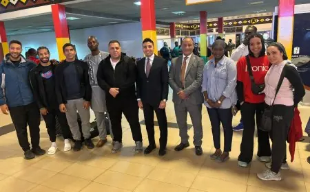 منتخب مصر يهبط في غينيا استعدادًا للتنافس في البطولة الأفريقية للسامبو