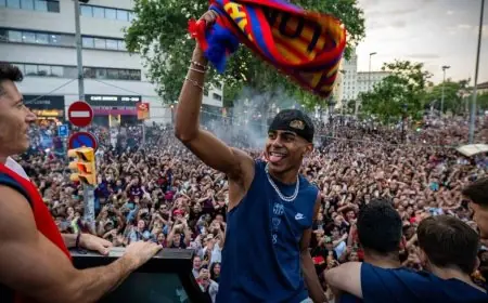 برشلونة يضع شرطاً خرافياً في عقد يامال لوقف مفاوضات سان جيرمان!