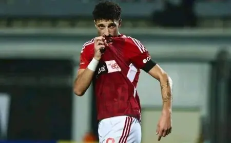 “وسام أبو علي يضيء ليلة حسم الدوري بتقدم الأهلي على فاركو”