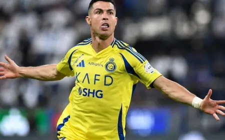 “كريستيانو رونالدو يتألق ويفوز بجائزة الحذاء الذهبي في الدوري السعودي!”