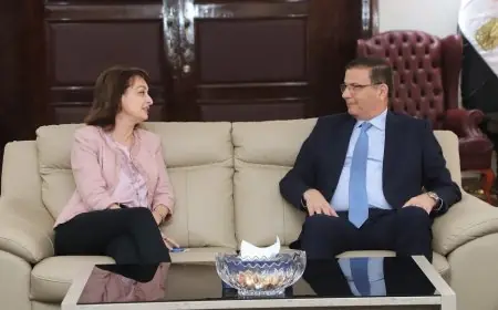 وزير الزراعة يلتقي سفيرة رومانيا لبحث سبل تعزيز التعاون الاستثماري بين مصر ورومانيا