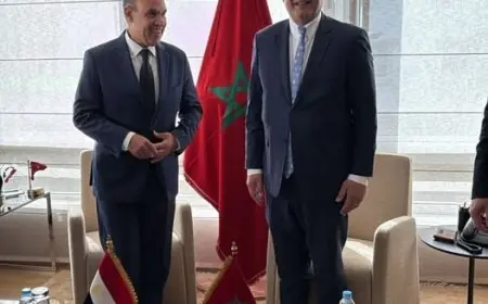 وزير الخارجية يلتقي وزير الصناعة والتجارة المغربي في الرباط لتعزيز التعاون الاقتصادي